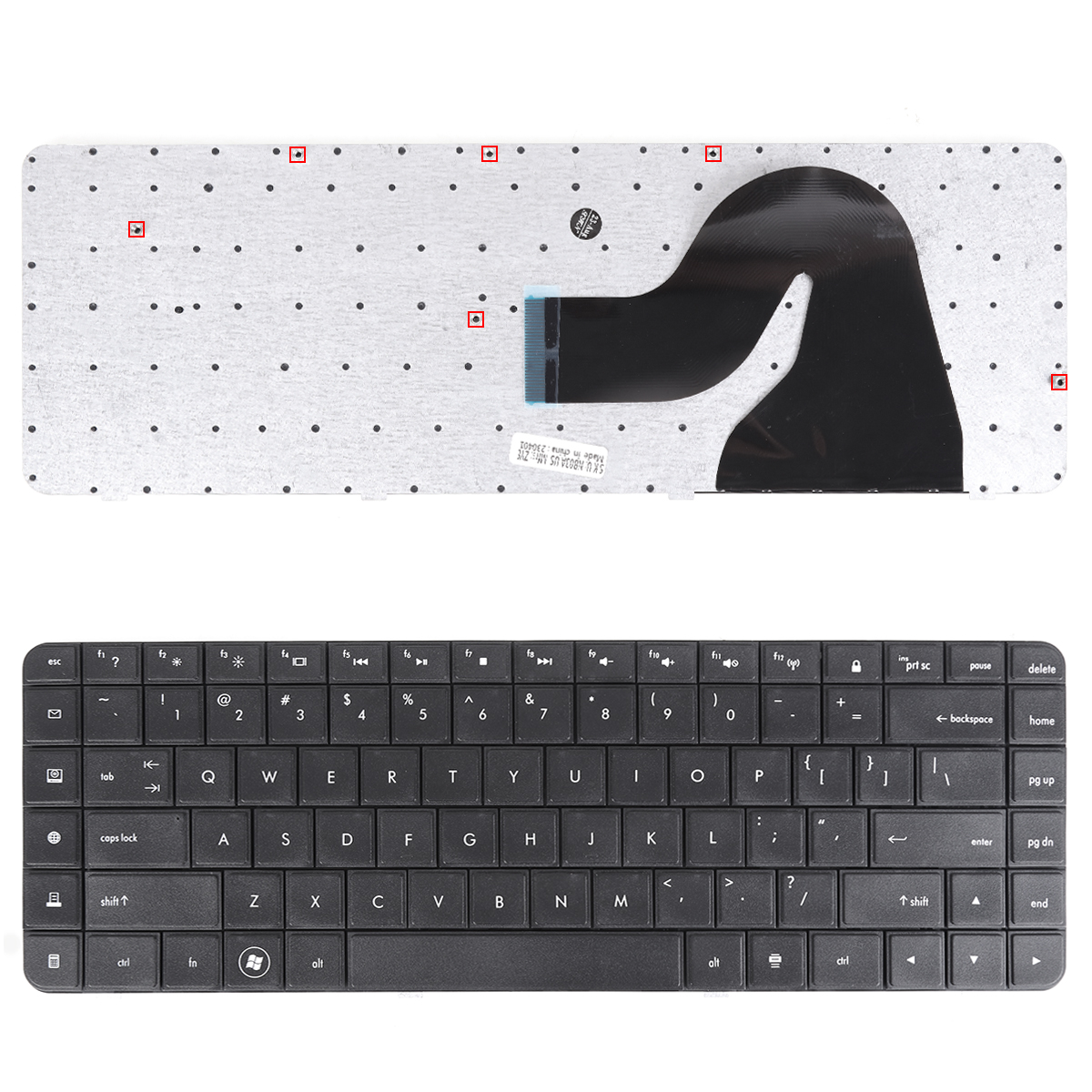 Picture of New Replacement Laptop Keyboard For HP CQ62 CQ56 BLACK(Without foil,OEM) US Layout
